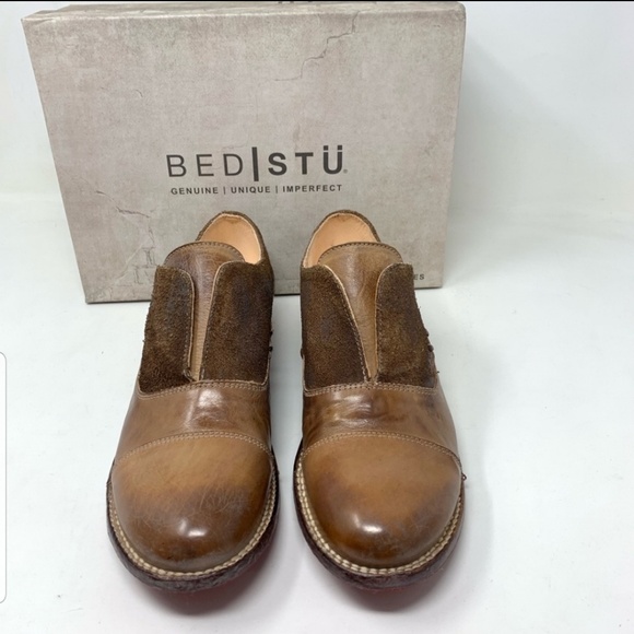 NIB Bed Stu 🆕️ Rose Tan Rustic Slip On Shoe - Picture 2 of 5